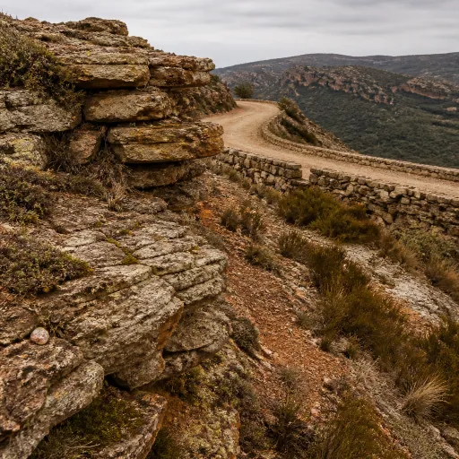 La corniche des Cévennes, route de crête entre Gard et Lozère