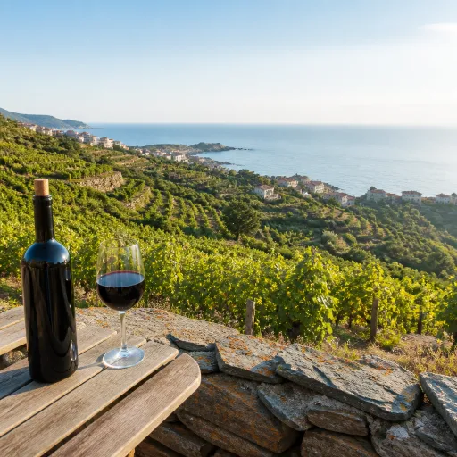 Voyager sur la Côte Vermeille : l’élégance d’un vin de Collioure rouge face à la Méditerranée